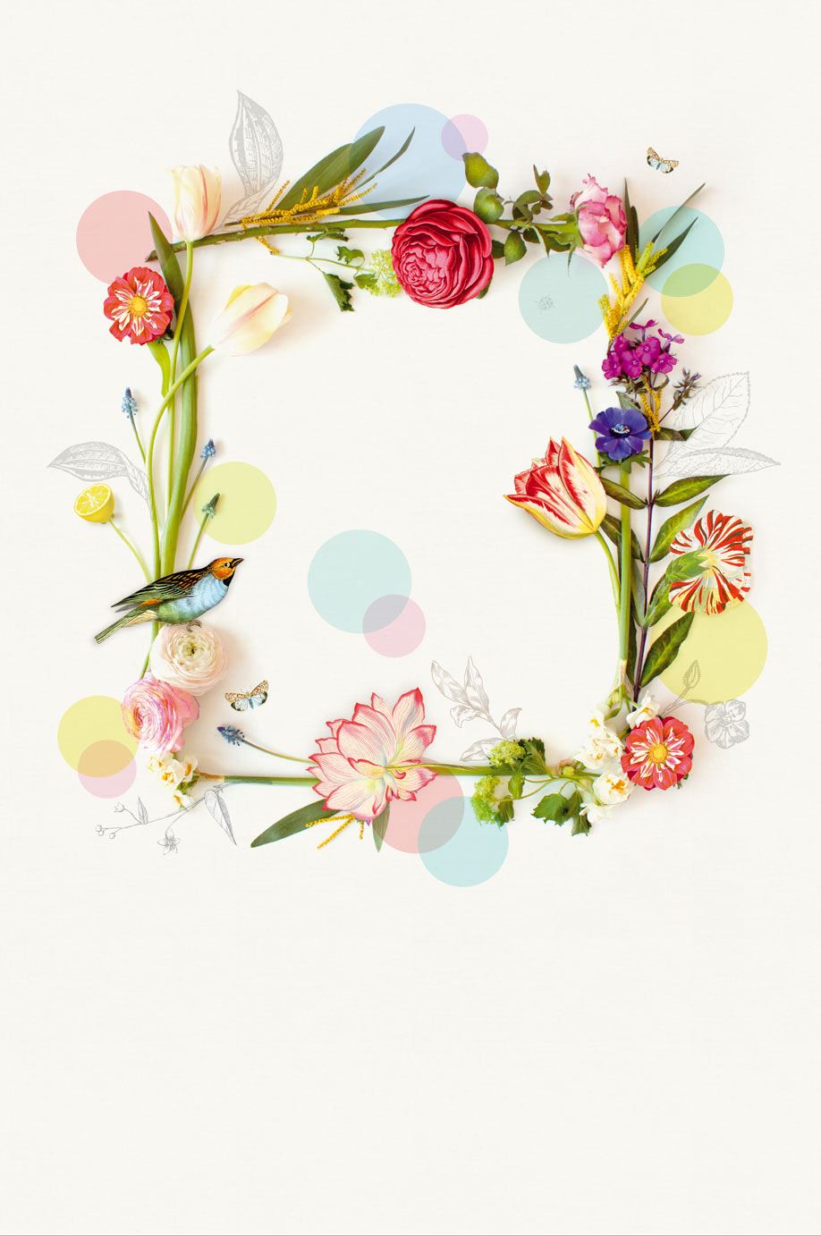 EIJFFINGER Pip Studio III 341089 - Afbeelding 1 - Wit, Multi, Romantisch, Kinderkamer, Pip Studio
