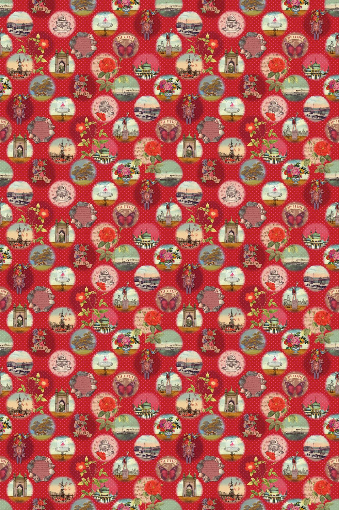 EIJFFINGER Pip Studio III 341096 - Afbeelding 1 - Rood, Retro, Vintage, Kinderkamer, Pip Studio