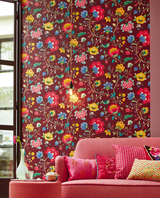 EIJFFINGER Pip Studio III 341033 - Afbeelding 2 - Naturel, Multi, Rood, Romantisch, Kinderkamer, Pip Studio
