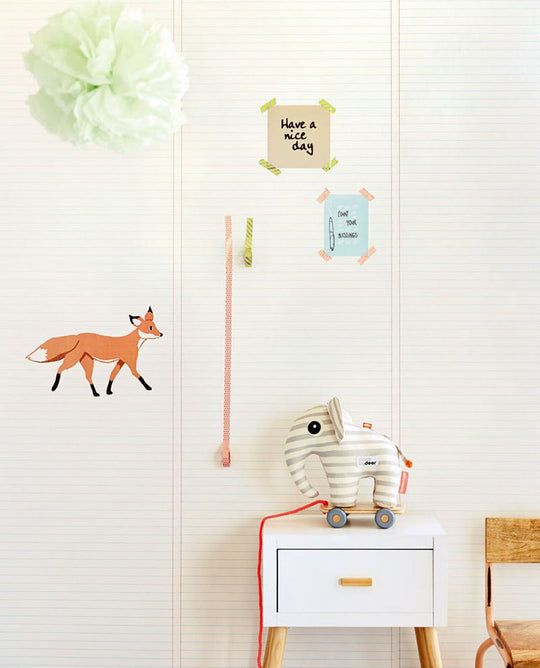 EIJFFINGER Wallpower Junior 364010 - Afbeelding 2 - Wit, Kinderkamer, Strepen, Kinderkamer