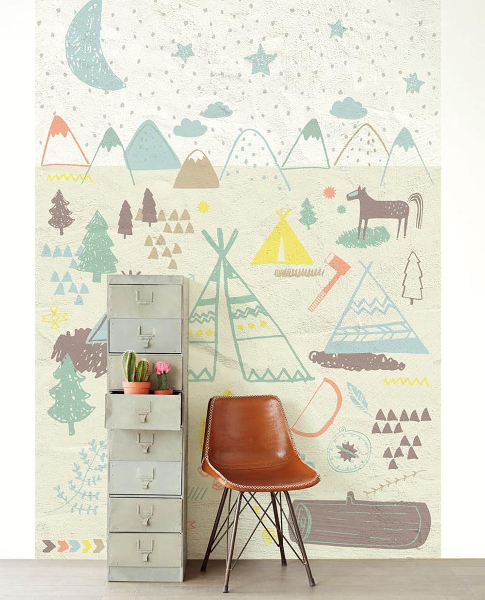 EIJFFINGER Wallpower Junior 364126 - Afbeelding 2 - Multi, Naturel, Kinderkamer
