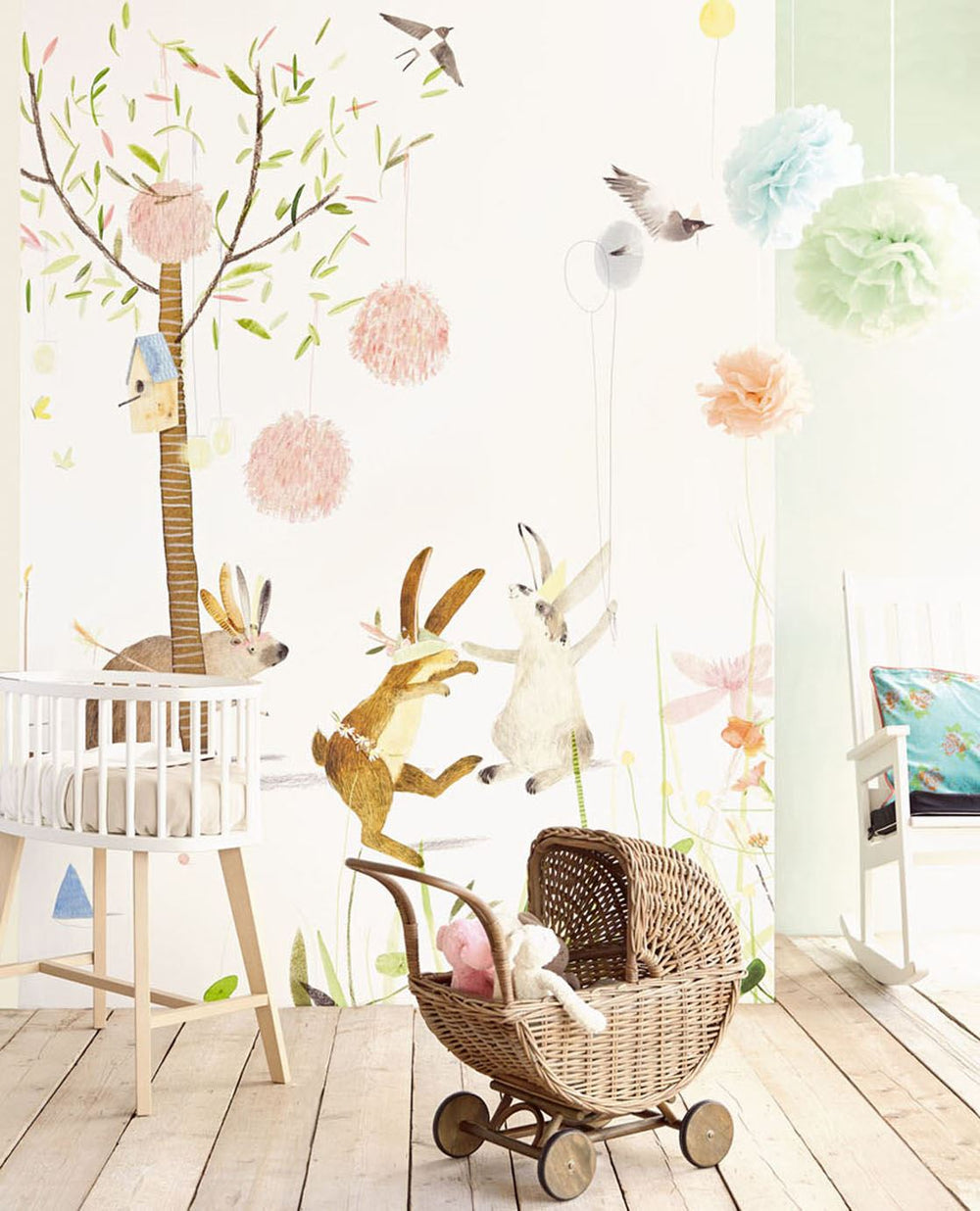 EIJFFINGER Wallpower Junior 364160 - Afbeelding 2 - Wit, Naturel, Scandinavisch, Kinderkamer