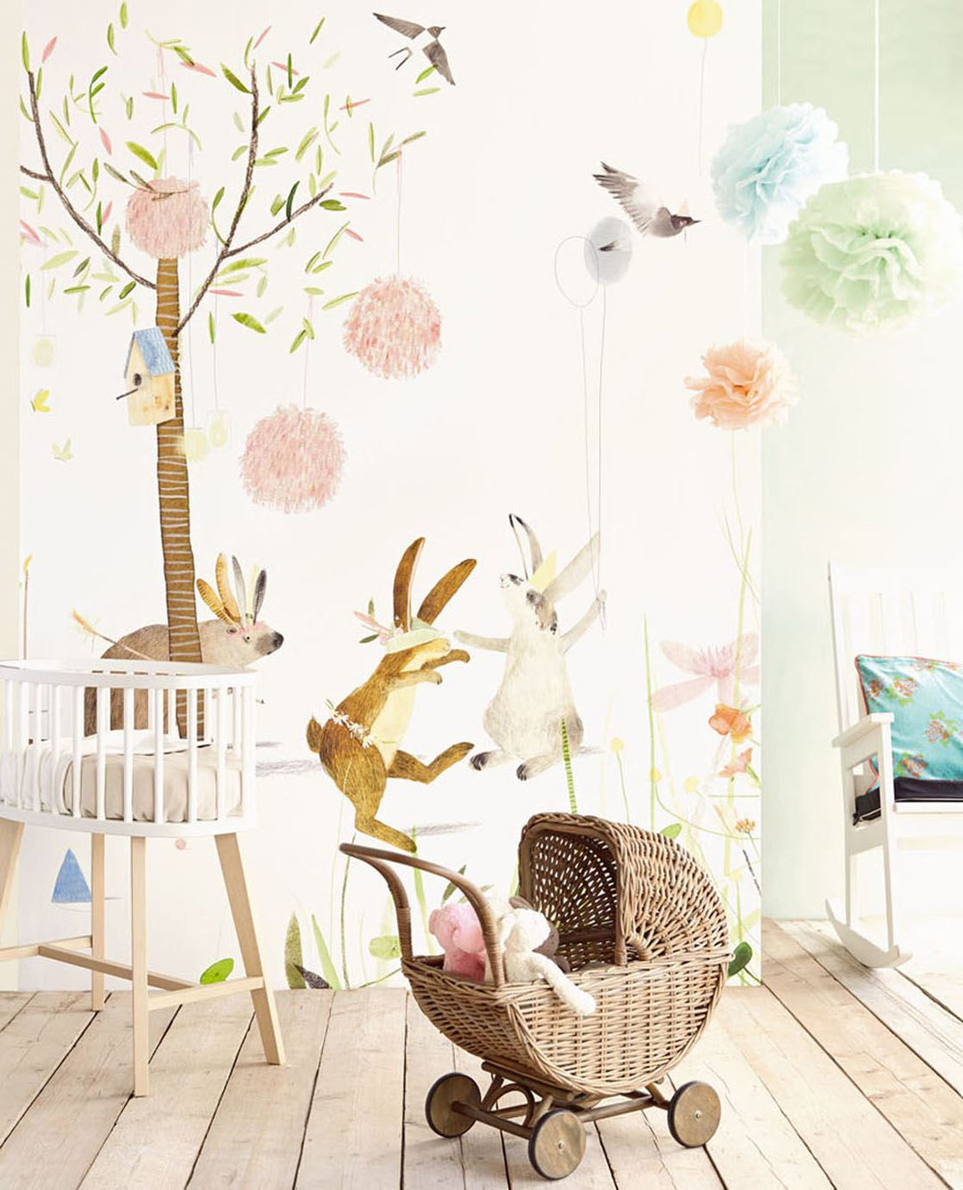 EIJFFINGER Wallpower Junior 364160 - Afbeelding 2 - Wit, Naturel, Scandinavisch, Kinderkamer