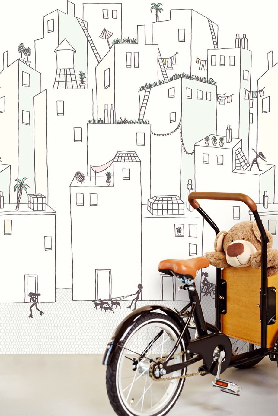 EIJFFINGER Wallpower Junior 364174 - Afbeelding 2 - Wit, Zwart / Grijs, Kinderkamer