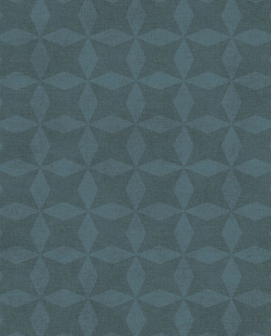 EIJFFINGER Lino 379023 - Afbeelding 1 - Blauw, Landelijk, Basic, Stoer, Industrieel, Grafisch, Geometrisch