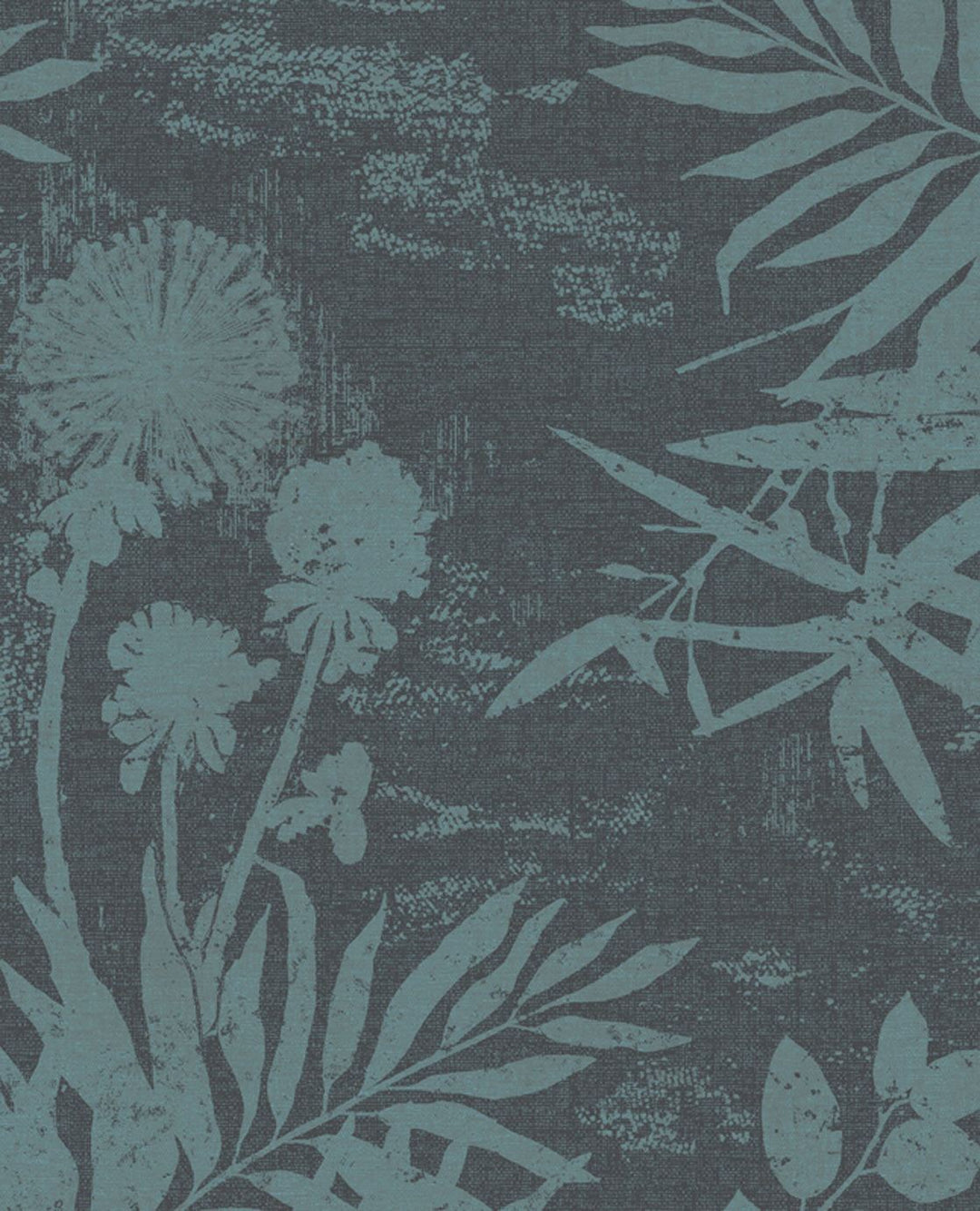 EIJFFINGER Lino 379034 - Afbeelding 1 - Blauw, Landelijk, Stoer, Industrieel, Bladeren