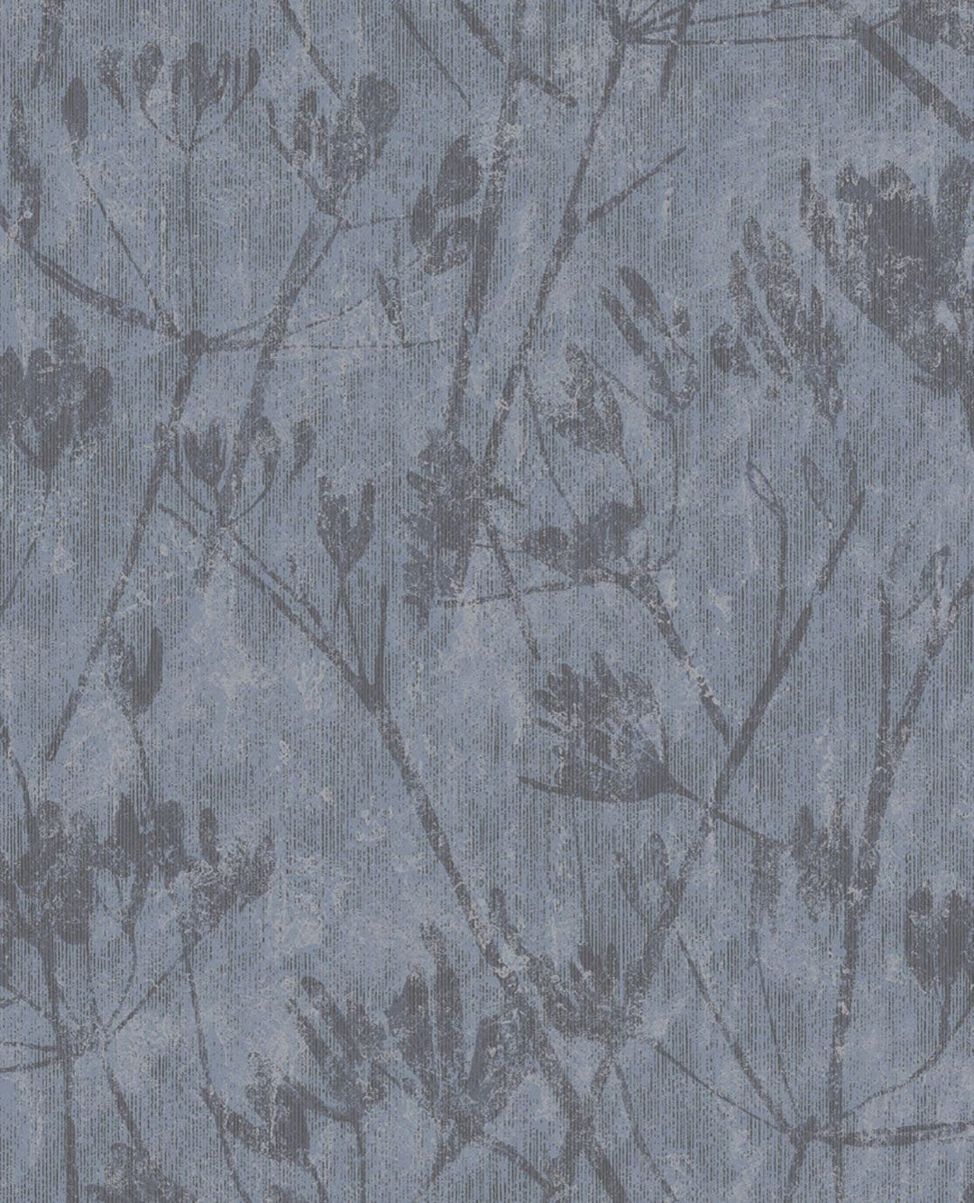 EIJFFINGER Lino 379052 - Afbeelding 1 - Blauw, Landelijk, Stoer, Industrieel, Natuurlijk, Bladeren