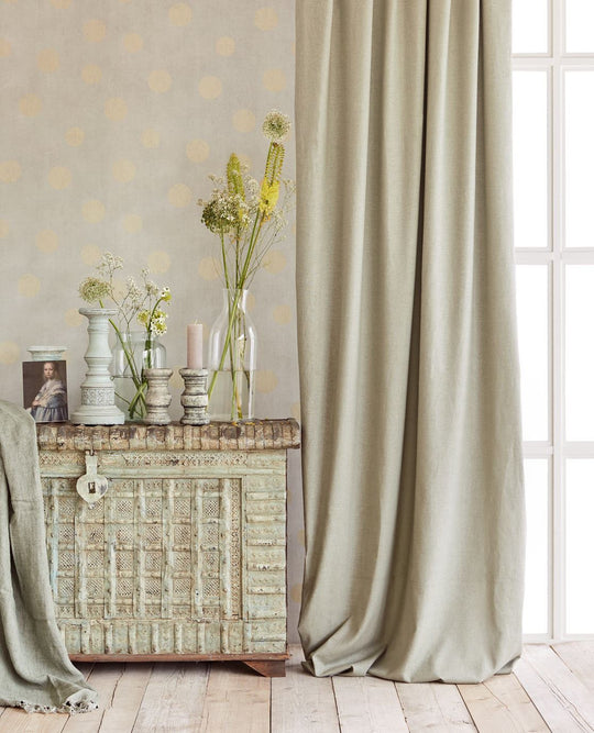 EIJFFINGER Lino 379042 - Afbeelding 3 - Groen, Landelijk, Stoer, Industrieel, Chic, Glamour, Stippen