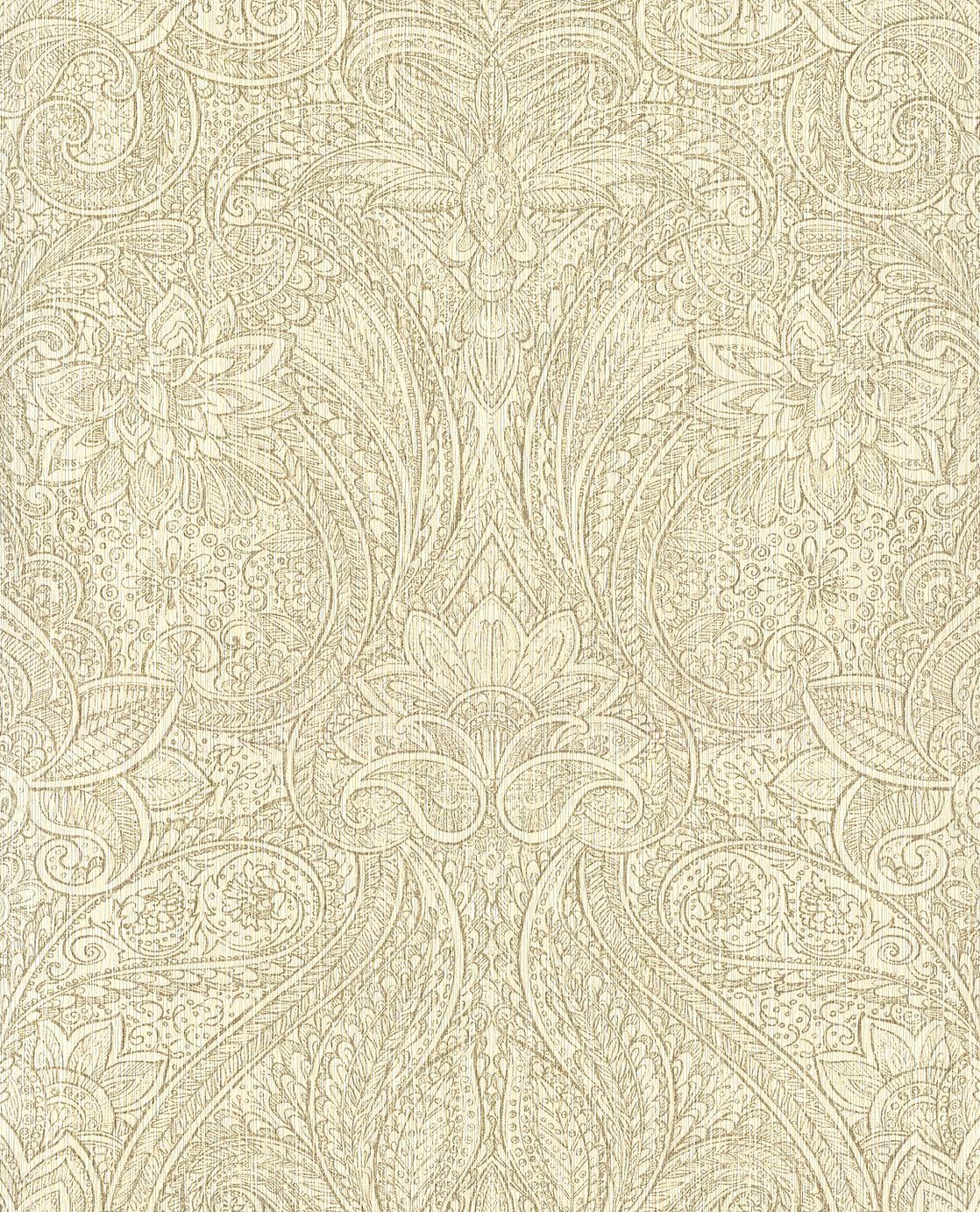 EIJFFINGER Sundari 375120 - Afbeelding 1 - Wit, Landelijk, Romantisch, Klassiek, Ornamenten