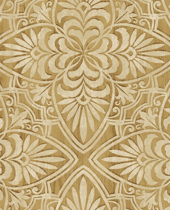 EIJFFINGER Sundari 375132 - Afbeelding 1 - Geel, Landelijk, Etnisch, Stoer, Industrieel, Natuurlijk, Ornamenten, Geometrisch