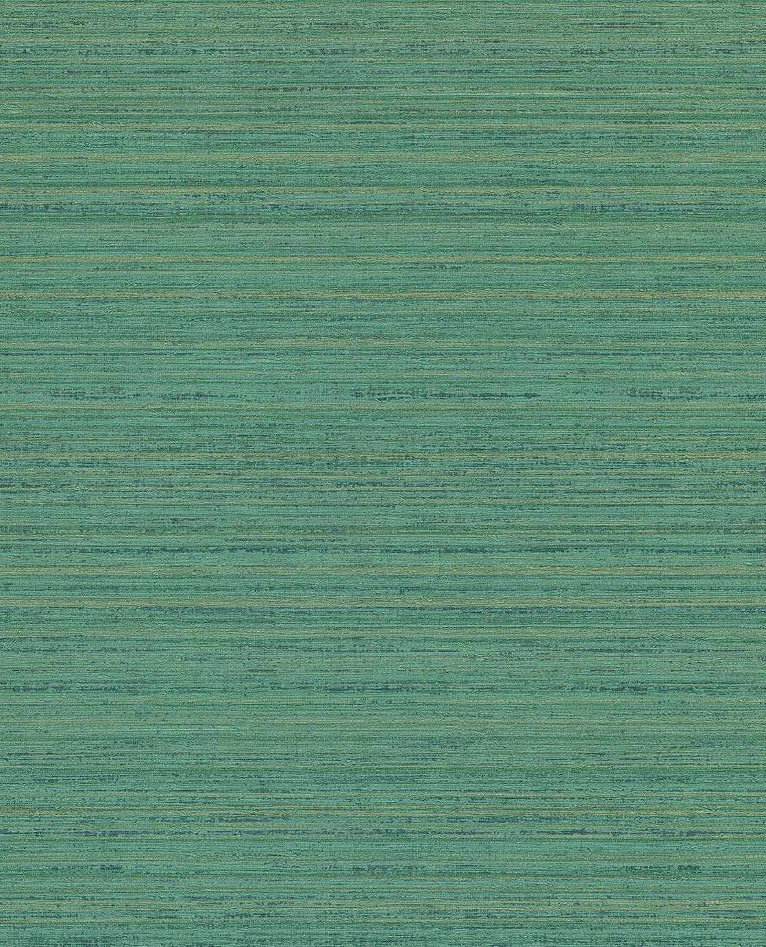 EIJFFINGER Sundari 375143 - Afbeelding 1 - Blauw, Groen, Landelijk, Etnisch, Basic, Natuurlijk, Effen, Uni, Structuren