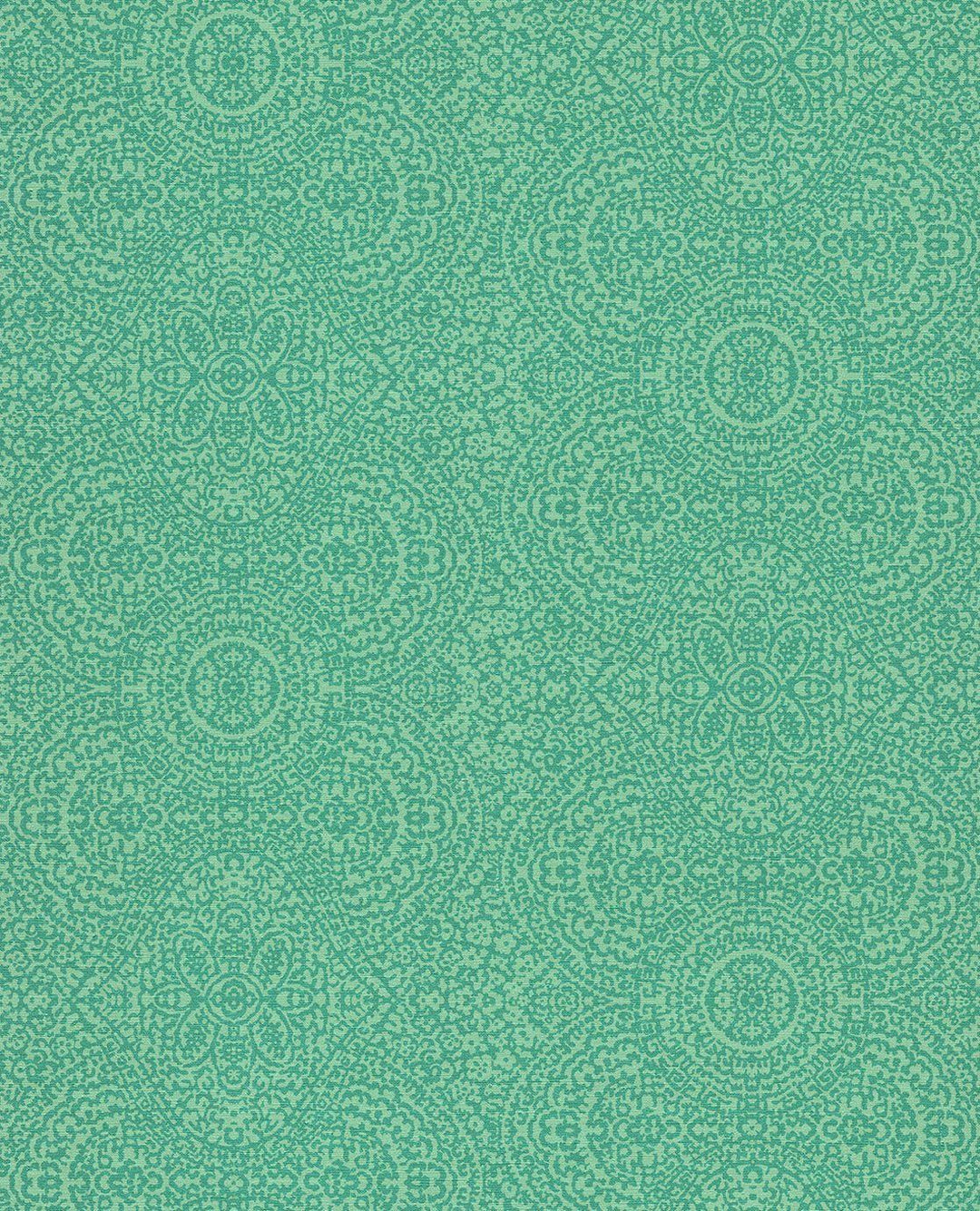 EIJFFINGER Sundari 375164 - Afbeelding 1 - Groen, Etnisch, Basic, Ornamenten, Fantasie