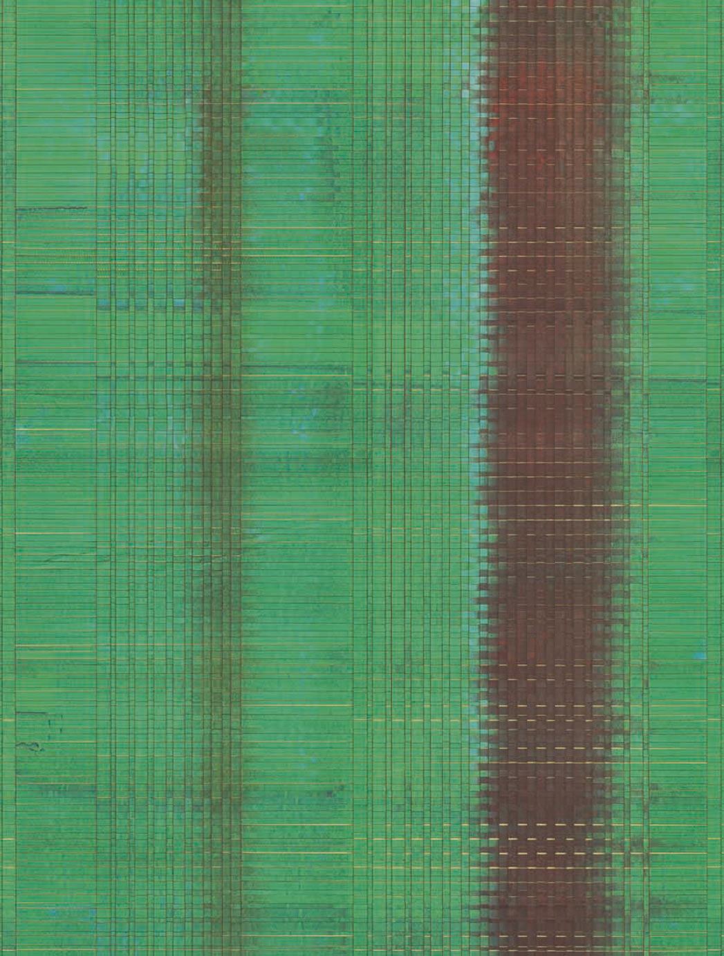 EIJFFINGER Sundari 375200 - Afbeelding 1 - Groen, Etnisch, Stoer, Industrieel, Chic, Glamour, Structuren, Geometrisch 
