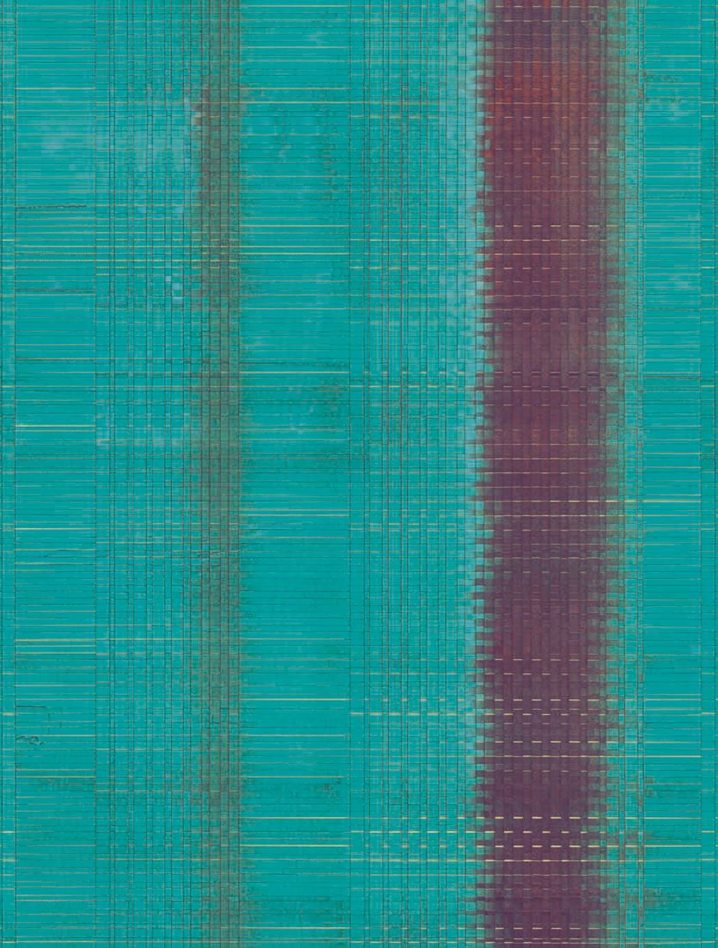 EIJFFINGER Sundari 375201 - Afbeelding 1 - Blauw, Etnisch, Stoer, Industrieel, Chic, Glamour, Structuren, Geometrisch 