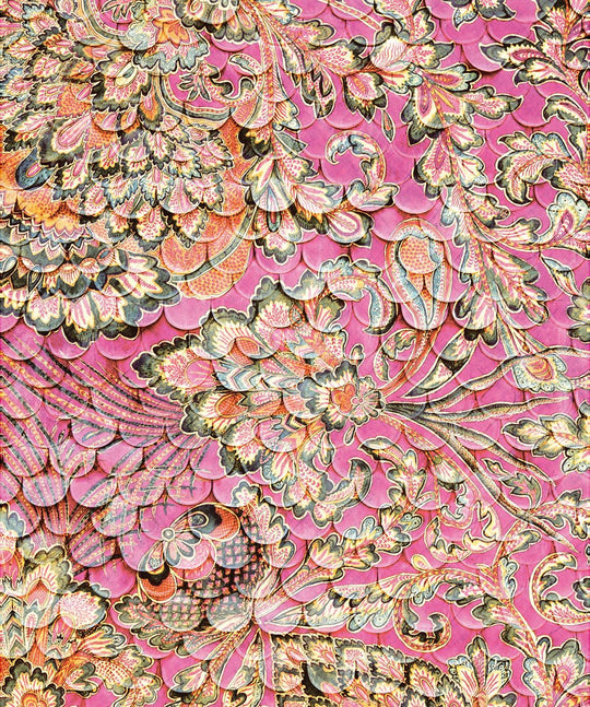 EIJFFINGER Sundari 375208 - Afbeelding 1 - Multi, Rood, Etnisch, Fantasie, Bloemen
