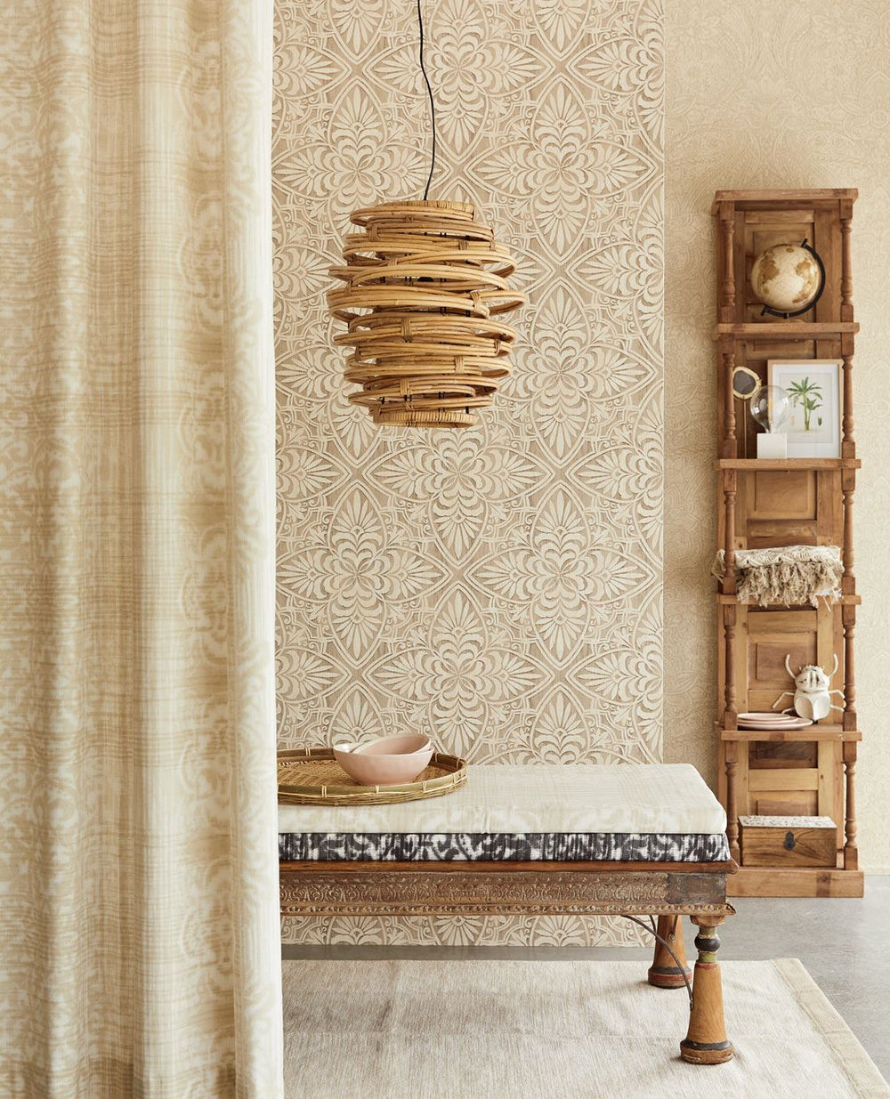 EIJFFINGER Sundari 375131 - Afbeelding 2 - Naturel, Landelijk, Etnisch, Stoer, Industrieel, Natuurlijk, Ornamenten, Geometrisch