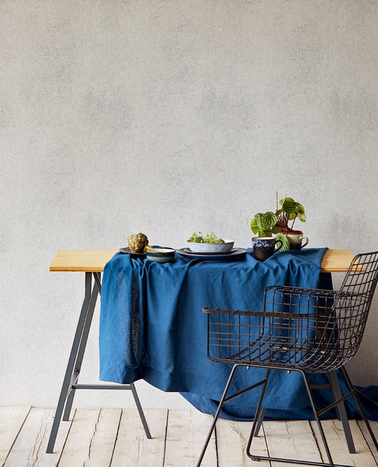 EIJFFINGER Reunited 372589 - Afbeelding 3 - Blauw, Zwart / Grijs, Basic, Stoer, Industrieel, Effen, Uni, Beton