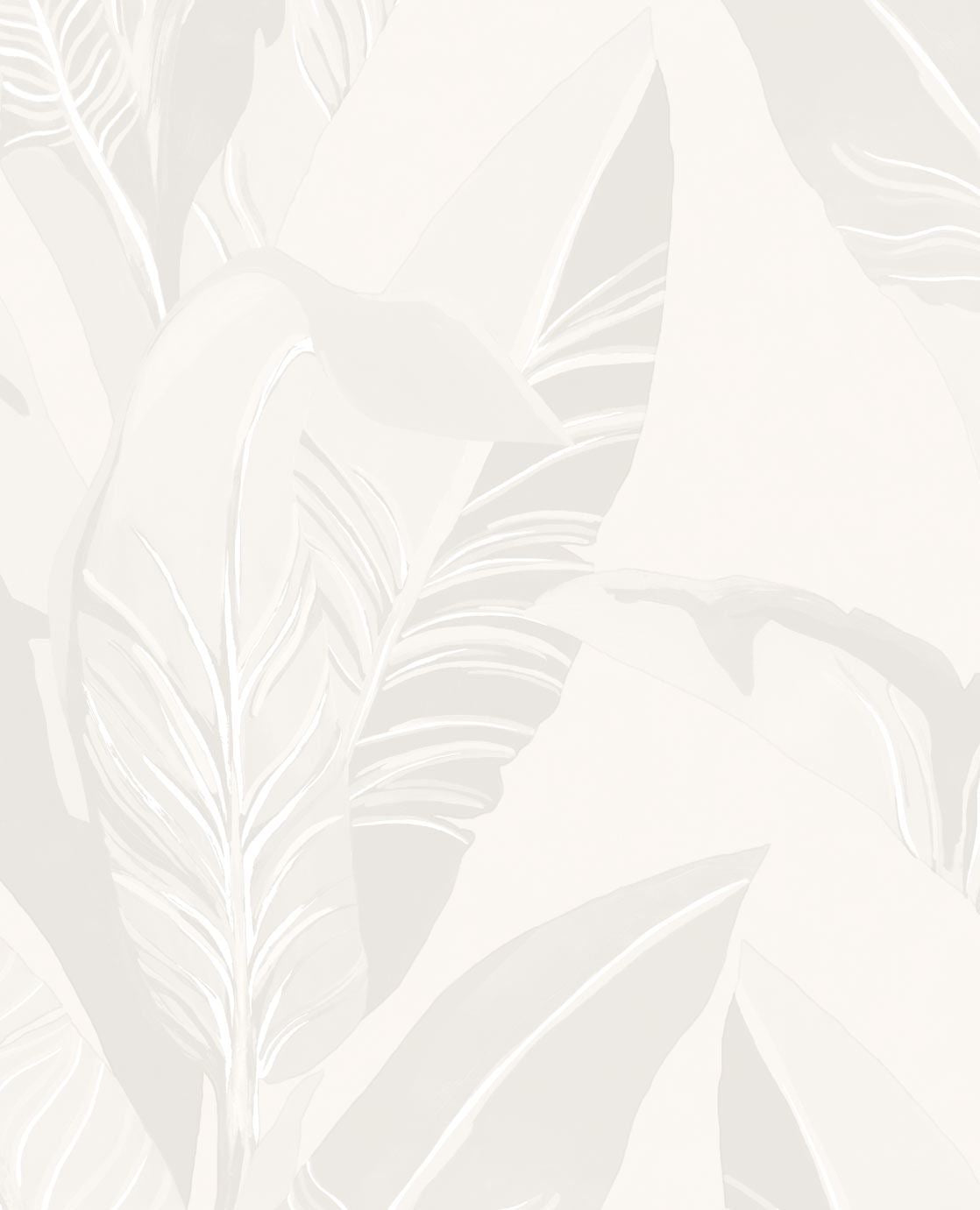 EIJFFINGER Vivid 384505 - Afbeelding 1 - Wit, Retro, Vintage, Etnisch, Klassiek, Natuurlijk, Bladeren