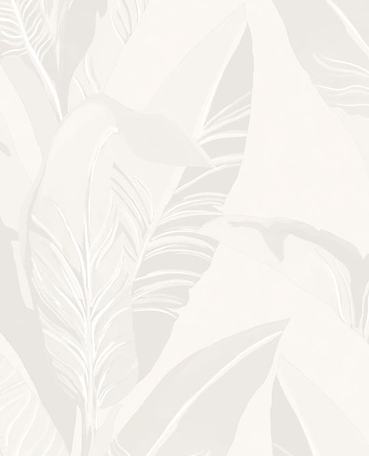 EIJFFINGER Vivid 384505 - Afbeelding 1 - Wit, Retro, Vintage, Etnisch, Klassiek, Natuurlijk, Bladeren