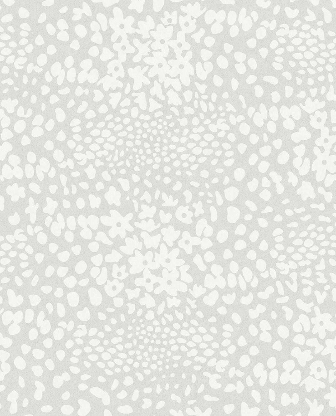 EIJFFINGER Vivid 384541 - Afbeelding 1 - Zwart / Grijs, Retro, Vintage, Romantisch, Basic, Structuren, Fantasie, Bloemen