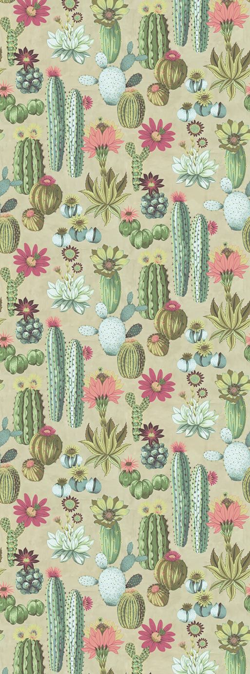 EIJFFINGER Vivid 384605 - Afbeelding 1 - Multi, Groen, Retro, Vintage, Natuurlijk, Bloemen