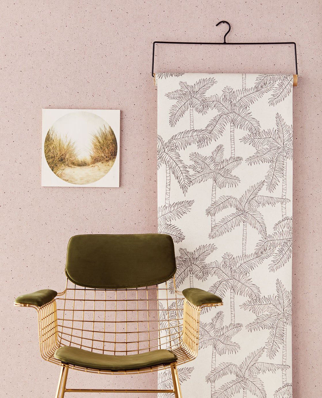 EIJFFINGER Vivid 384522 - Afbeelding 2 - Paars, Scandinavisch, Retro, Vintage, Kinderkamer, Effen, Uni, Structuren, Stippen