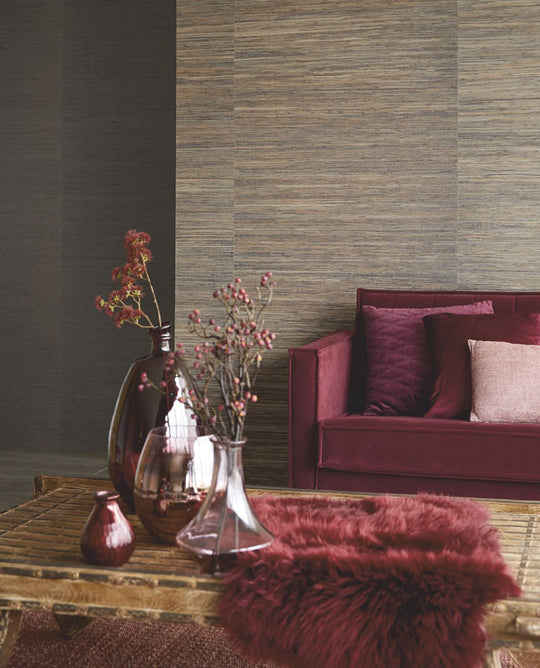 EIJFFINGER Natural Wallcovering II 389508 - Afbeelding 3 - Naturel, Zwart / Grijs, Landelijk, Etnisch, Chic, Glamour, Natuurlijk, Structuren