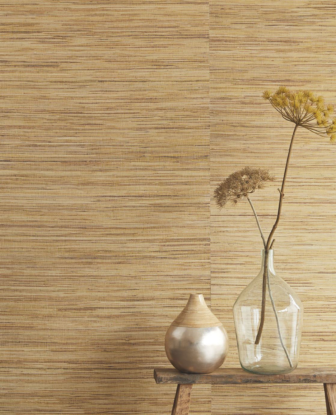 EIJFFINGER Natural Wallcovering II 389532 - Afbeelding 3 - Naturel, Geel, Goud, Landelijk, Etnisch, Chic, Glamour, Natuurlijk, Structuren