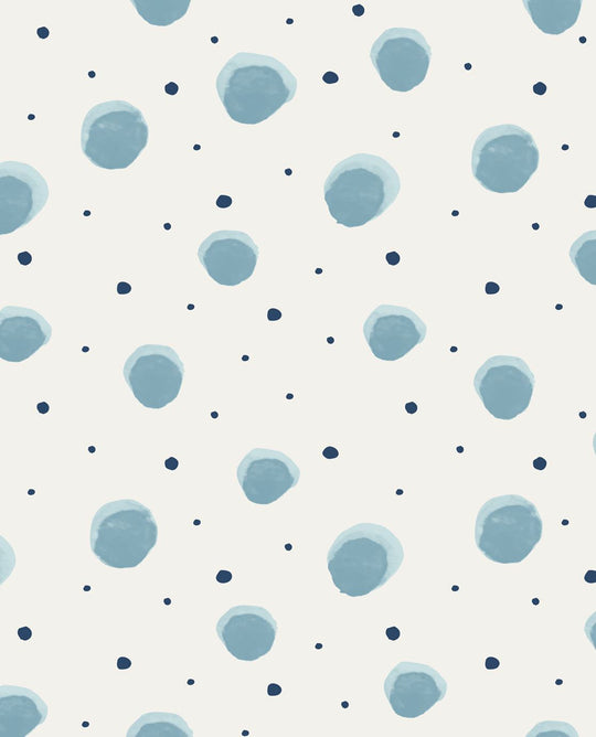EIJFFINGER Rice II 383511 - Afbeelding 1 - Blauw, Scandinavisch, Retro, Vintage, Rice