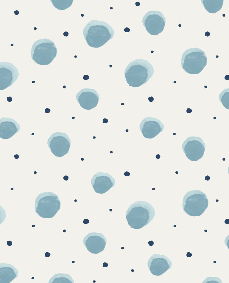 EIJFFINGER Rice II 383511 - Afbeelding 1 - Blauw, Scandinavisch, Retro, Vintage, Rice