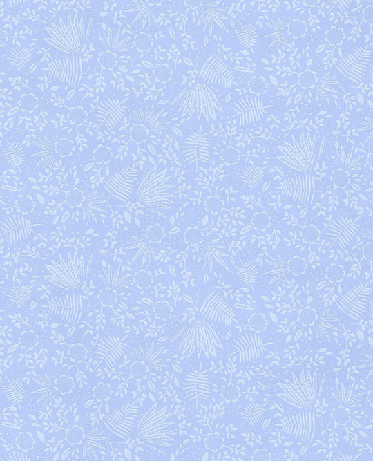 EIJFFINGER Rice II 383543 - Afbeelding 1 - Blauw, Paars, Scandinavisch, Romantisch, Rice