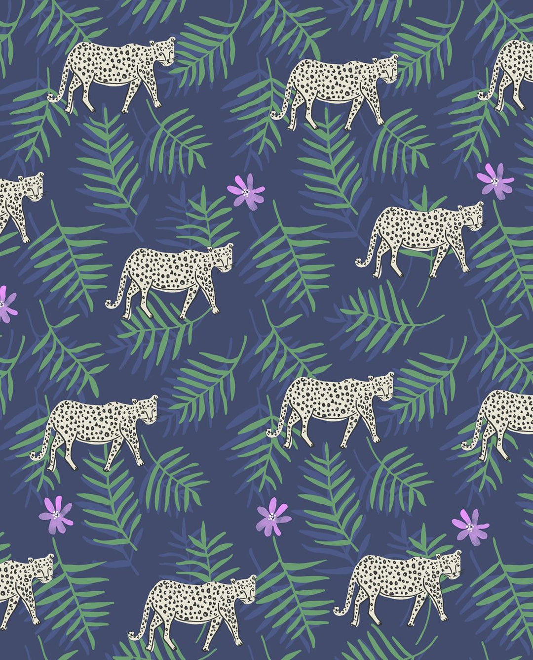 EIJFFINGER Rice II 383553 - Afbeelding 1 - Blauw, Scandinavisch, Etnisch, Rice