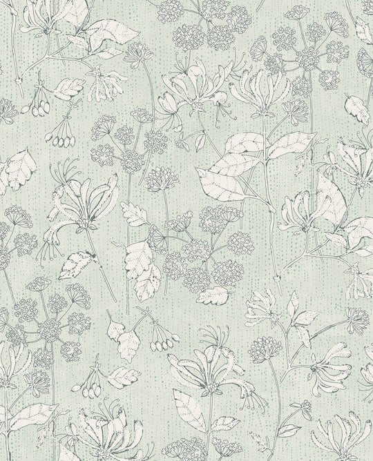 EIJFFINGER Rice II 383561 - Afbeelding 1 - Groen, Scandinavisch, Romantisch, Rice