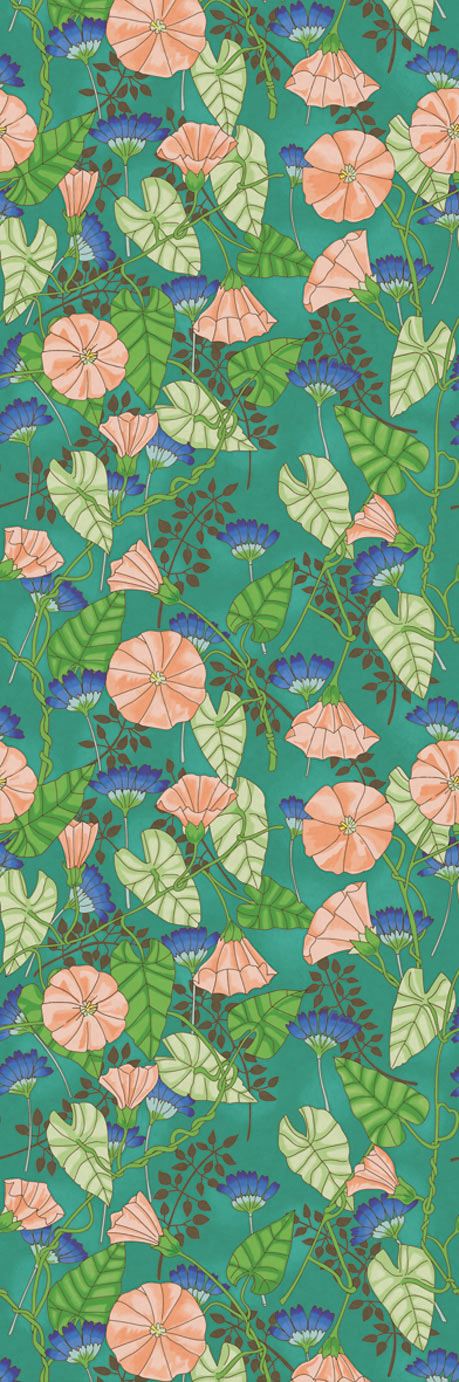 EIJFFINGER Rice II 383605 - Afbeelding 1 - Groen, Scandinavisch, Rice