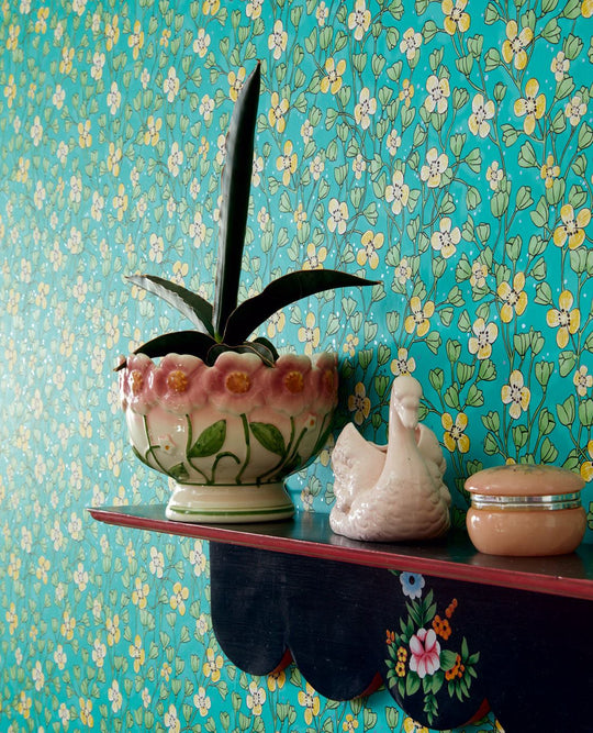 EIJFFINGER Rice II 383535 - Afbeelding 3 - Groen, Scandinavisch, Romantisch, Rice