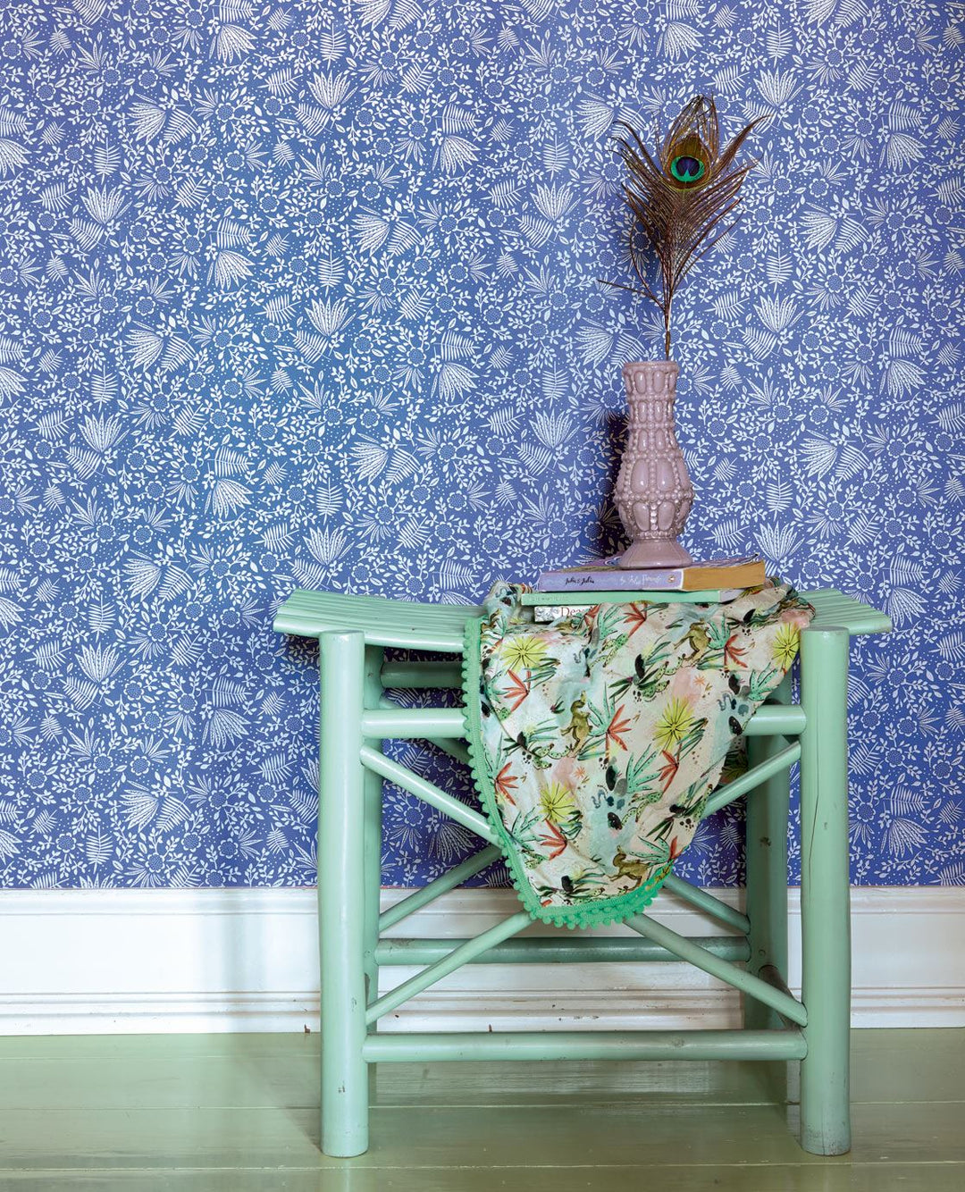 EIJFFINGER Rice II 383544 - Afbeelding 2 - Blauw, Scandinavisch, Romantisch, Rice