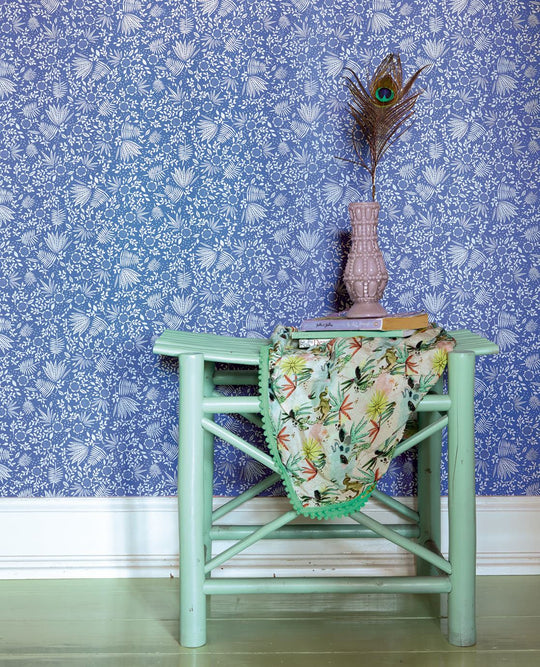 EIJFFINGER Rice II 383544 - Afbeelding 2 - Blauw, Scandinavisch, Romantisch, Rice