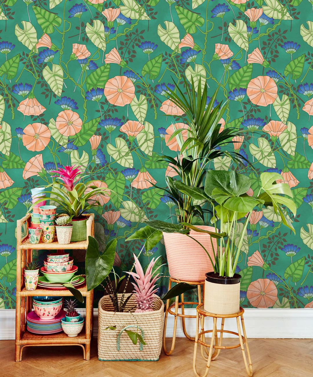 EIJFFINGER Rice II 383605 - Afbeelding 2 - Groen, Scandinavisch, Rice