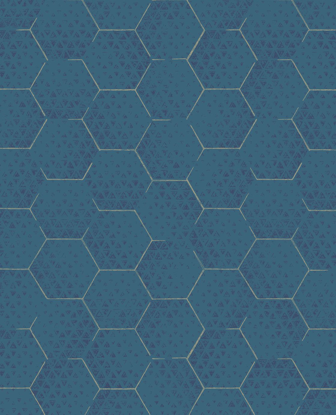 EIJFFINGER Enso 386582 - Afbeelding 1 - Blauw, Basic, Chic, Glamour, Grafisch, Geometrisch