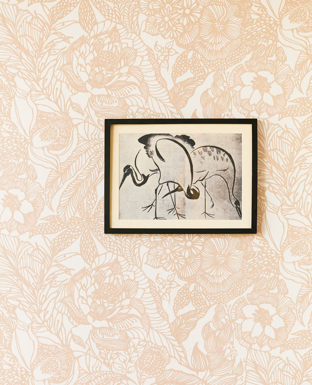 EIJFFINGER Enso 386514 - Afbeelding 3 - Rood, Metallic, Romantisch, Etnisch, Bloemen, Bladeren