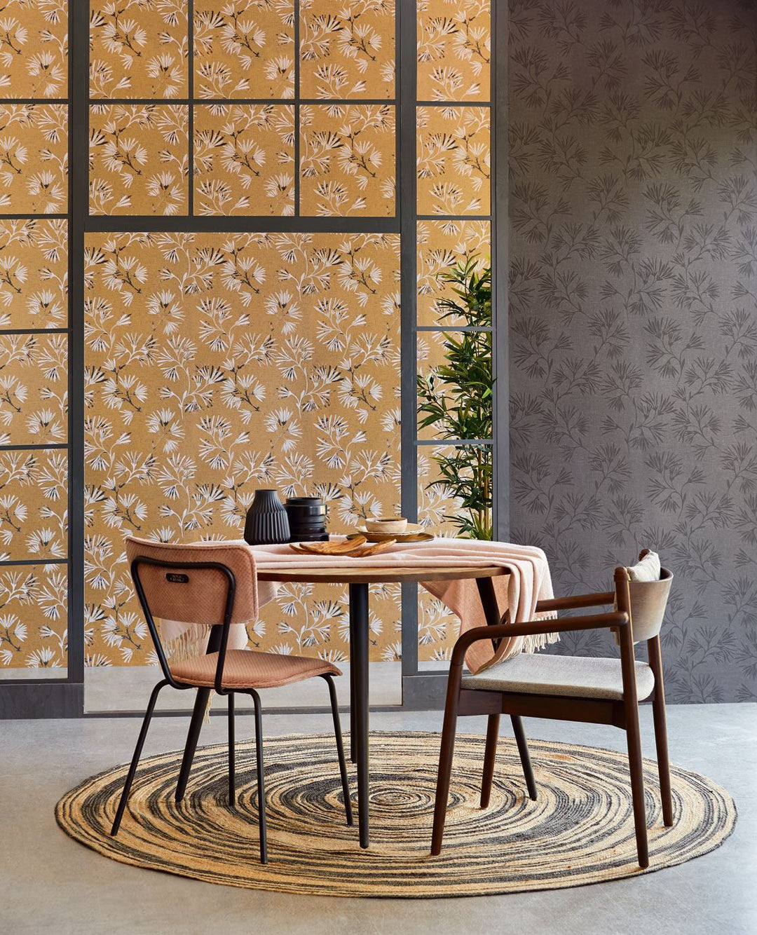 EIJFFINGER Enso 386541 - Afbeelding 3 - Metallic, Etnisch, Bloemen