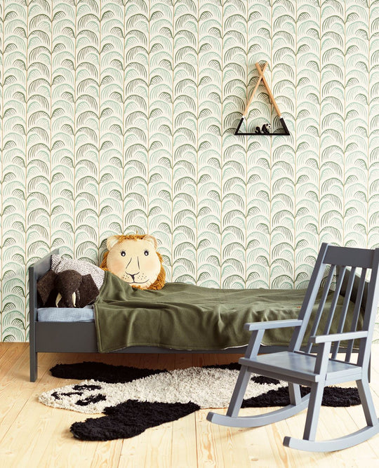 EIJFFINGER Mini Me 399070 - Afbeelding 2 - Groen, Retro, Vintage, Kinderkamer