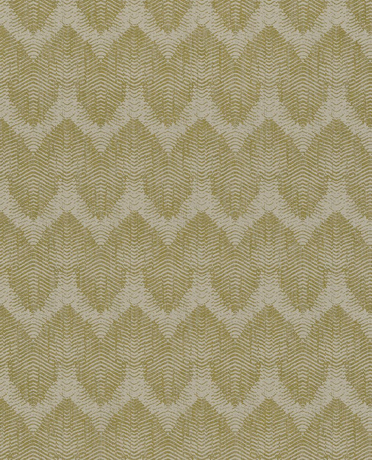 EIJFFINGER Topaz 394521 - Afbeelding 1 - Geel, Goud, Retro, Vintage, Etnisch, Chic, Glamour, Grafisch, Geometrisch