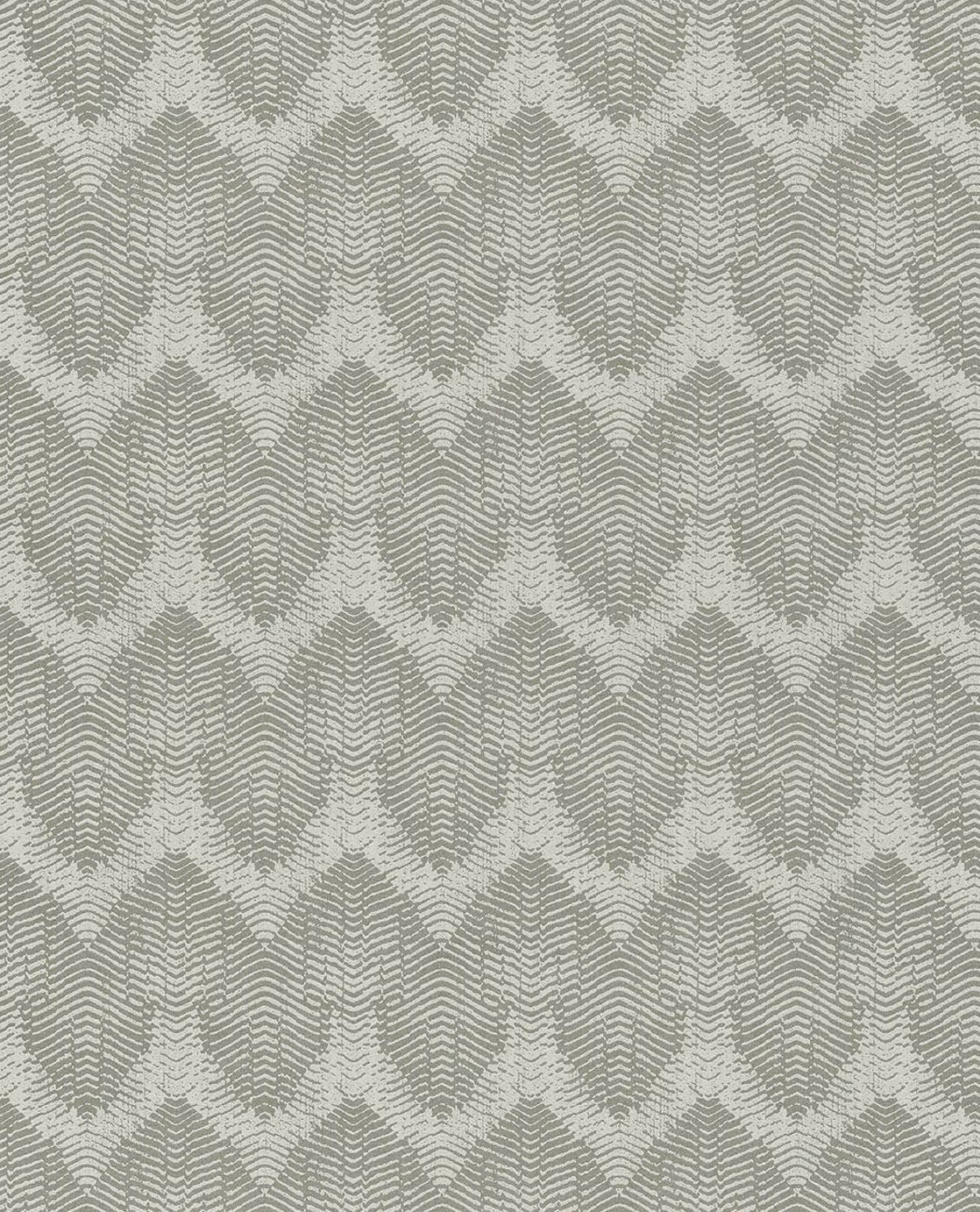 EIJFFINGER Topaz 394522 - Afbeelding 1 - Groen, Zwart / Grijs, Retro, Vintage, Etnisch, Chic, Glamour, Grafisch, Geometrisch
