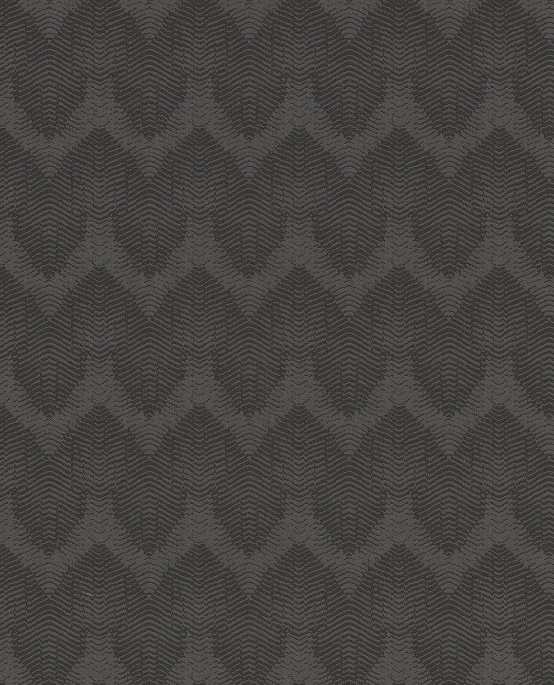 EIJFFINGER Topaz 394523 - Afbeelding 1 - Zwart / Grijs, Retro, Vintage, Etnisch, Chic, Glamour, Grafisch, Geometrisch