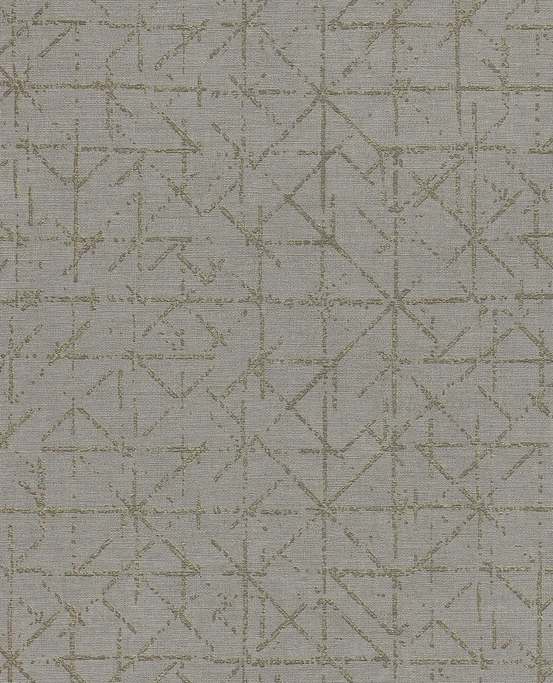 EIJFFINGER Topaz 394532 - Afbeelding 1 - Naturel, Stoer, Industrieel, Chic, Glamour, Ruiten, Grafisch, Geometrisch