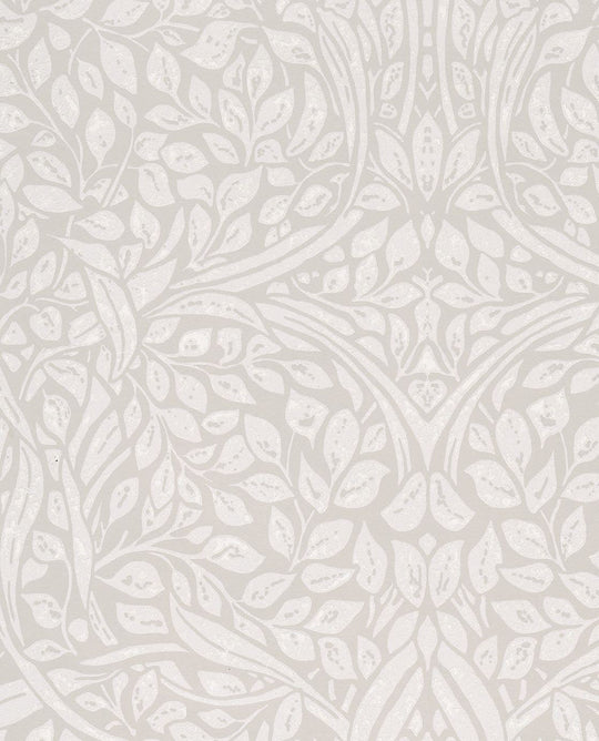 EIJFFINGER Carmen 392510 - Afbeelding 1 - Naturel, Wit, Naturel, Scandinavisch, Romantisch, Klassiek, Structuren, Bladeren