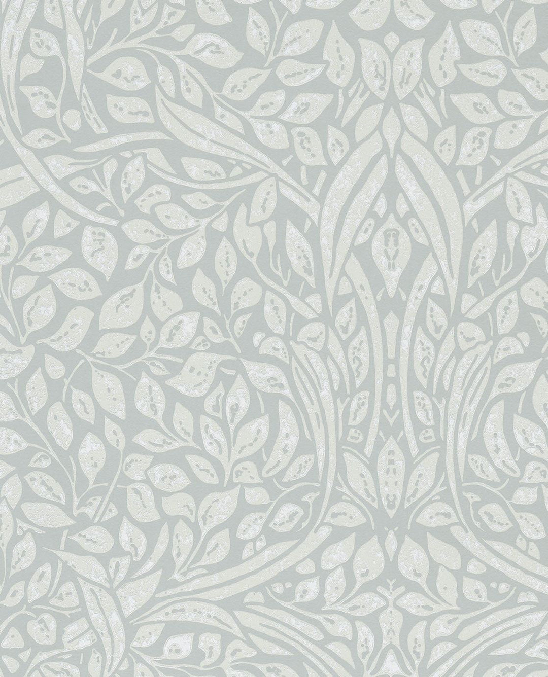 EIJFFINGER Carmen 392511 - Afbeelding 1 - Naturel, Blauw, Zwart / Grijs, Scandinavisch, Romantisch, Klassiek, Structuren, Bladeren