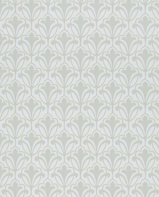 EIJFFINGER Carmen 392522 - Afbeelding 1 - Naturel, Blauw, Zwart / Grijs, Scandinavisch, Romantisch, Klassiek, Ornamenten, Fantasie