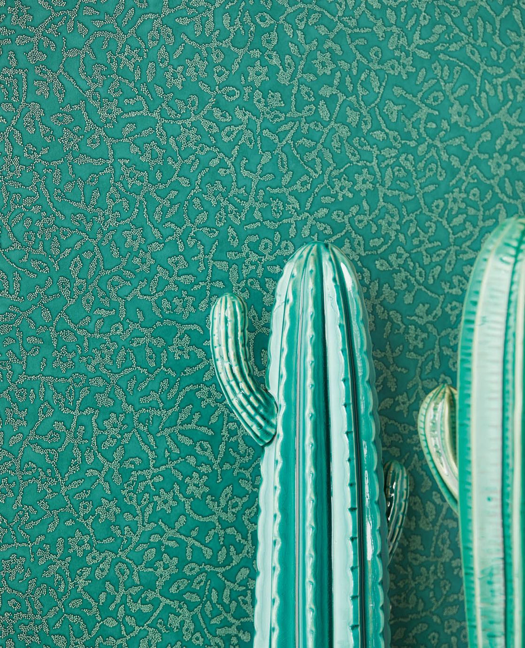 EIJFFINGER Carmen 392542 - Afbeelding 2 - Groen, Romantisch, Etnisch, Klassiek, Bloemen, Bladeren